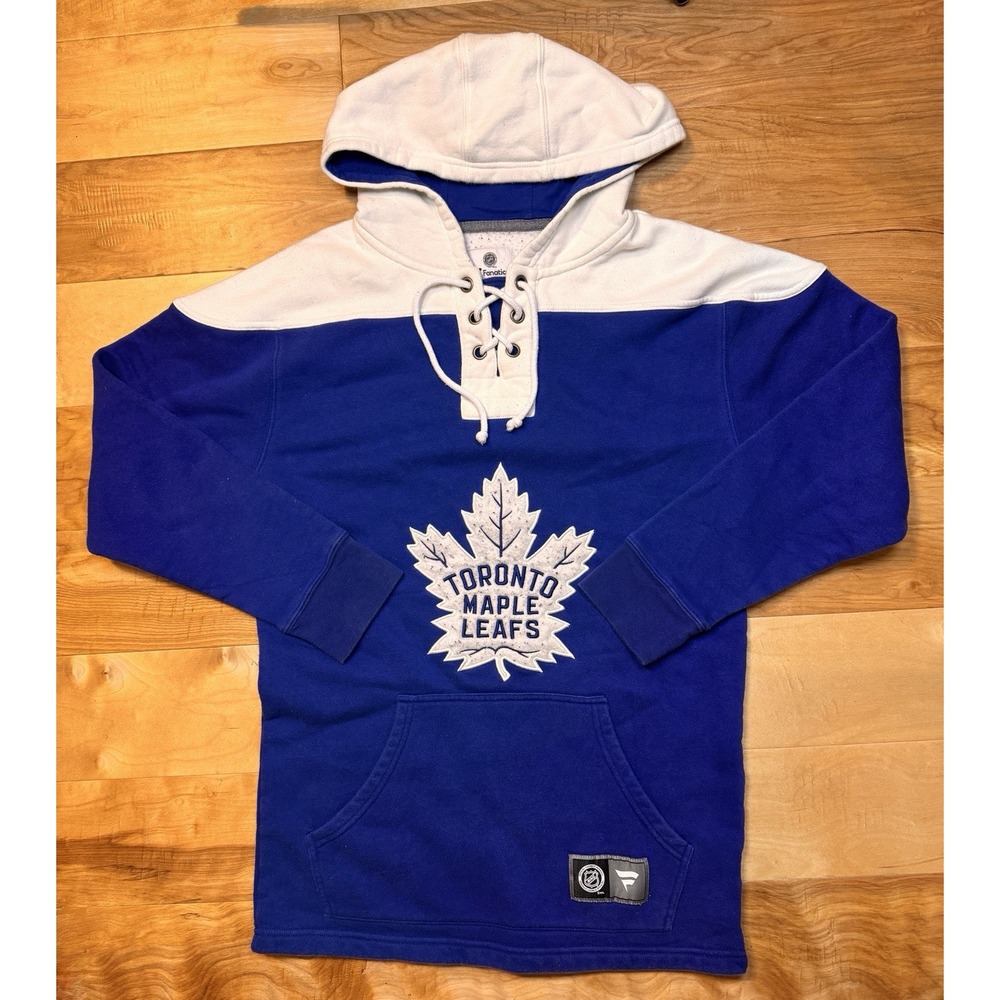 Fanatics NHL Toronto Maple Leafs Lace Up Womens Hoodie Small Blue GUC